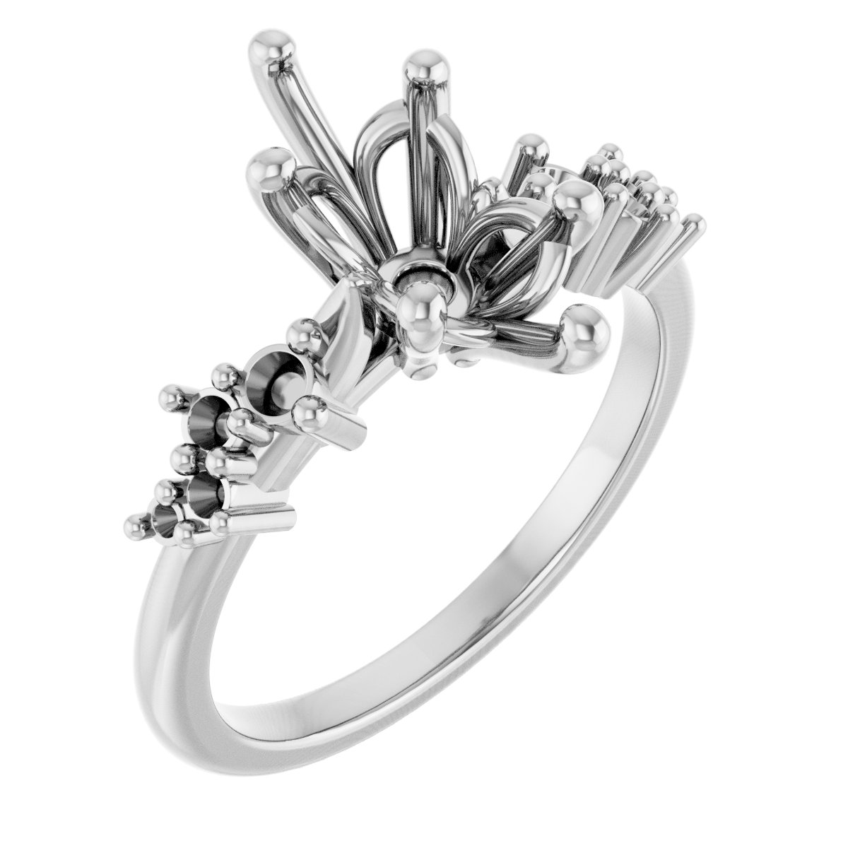 Accented Engagement Ring