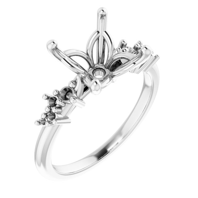 Accented Engagement Ring