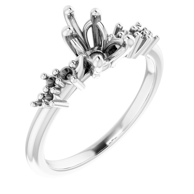 Accented Engagement Ring