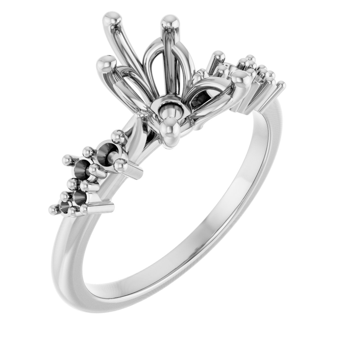 Accented Engagement Ring