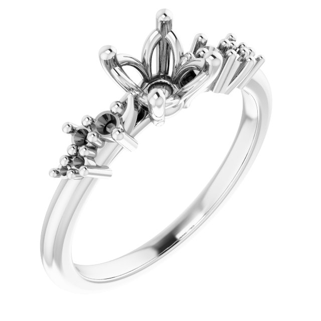 Accented Engagement Ring
