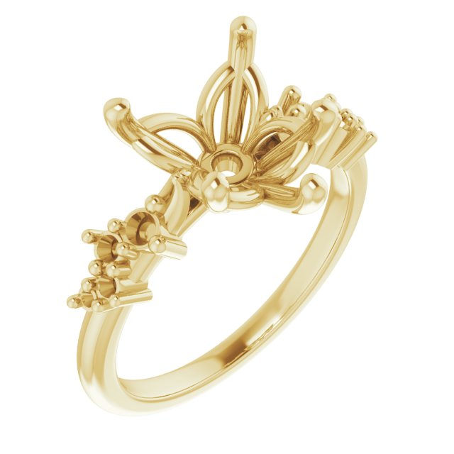Accented Engagement Ring