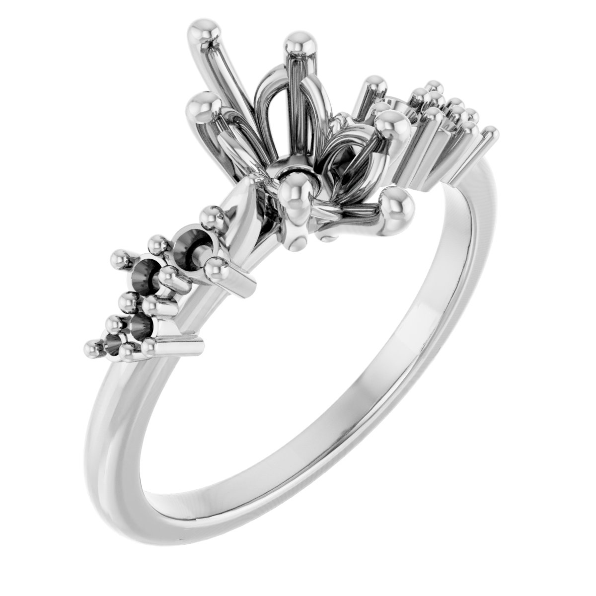 Accented Engagement Ring
