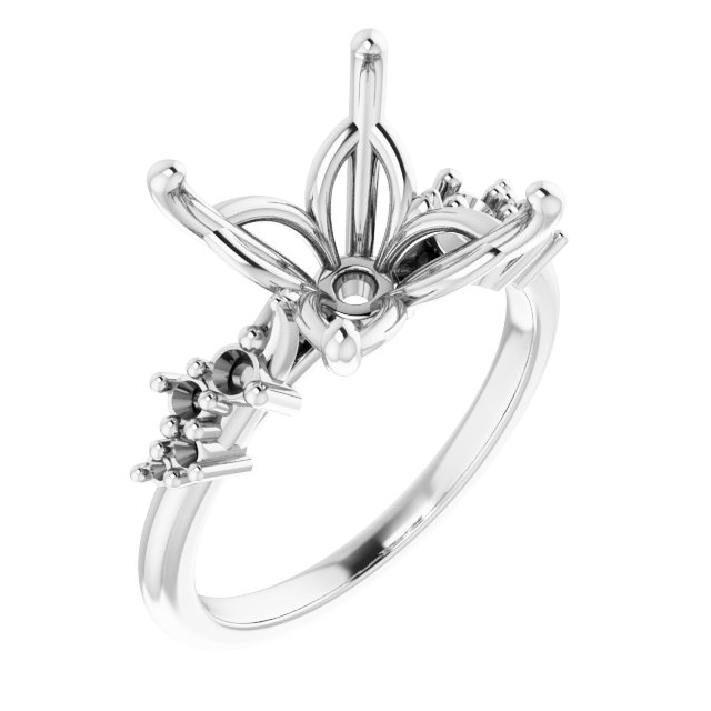 Accented Engagement Ring