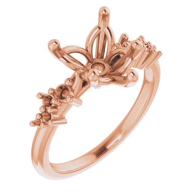 Accented Engagement Ring