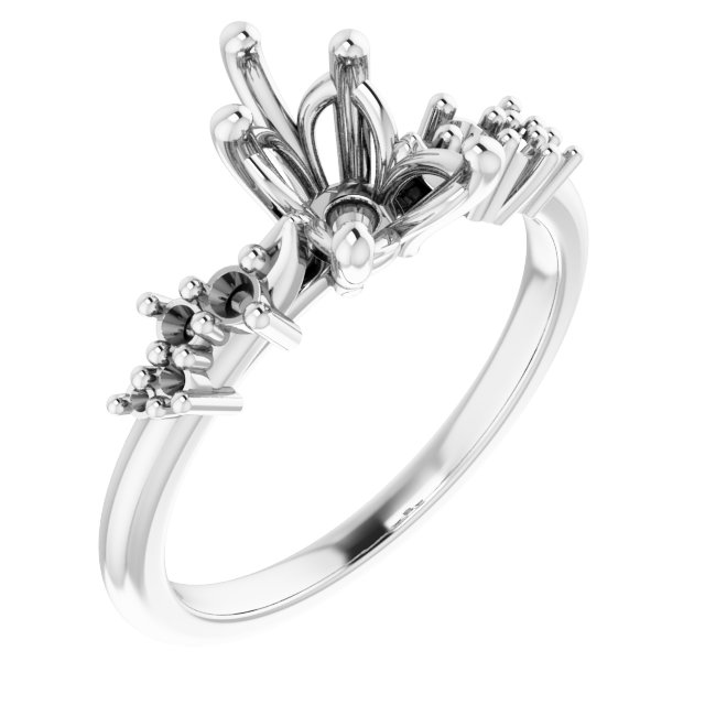 Accented Engagement Ring