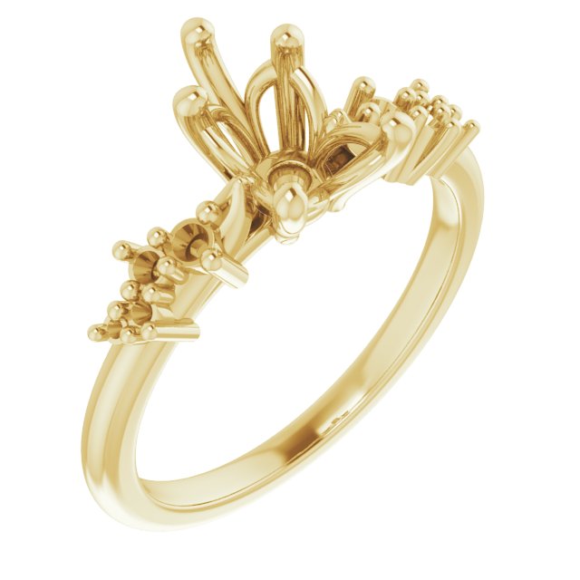 Accented Engagement Ring