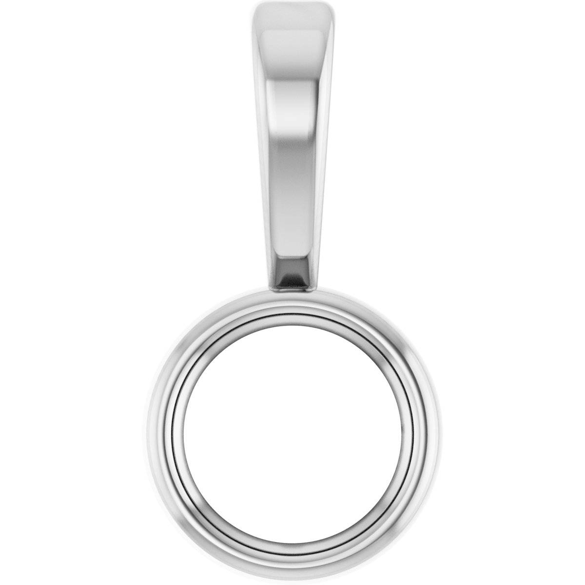 Bezel-Set Solitaire Necklace or Pendant