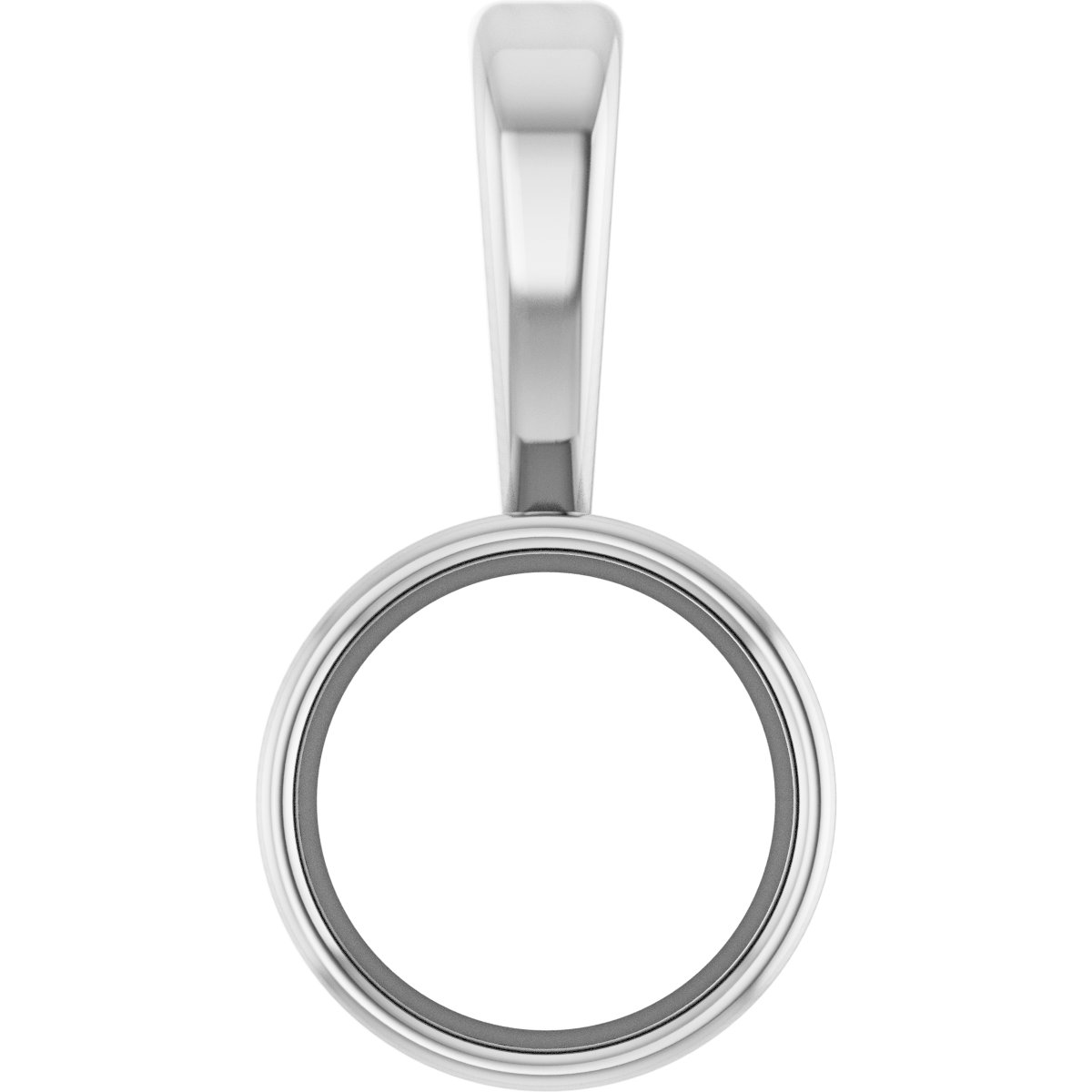 Bezel-Set Solitaire Necklace or Pendant
