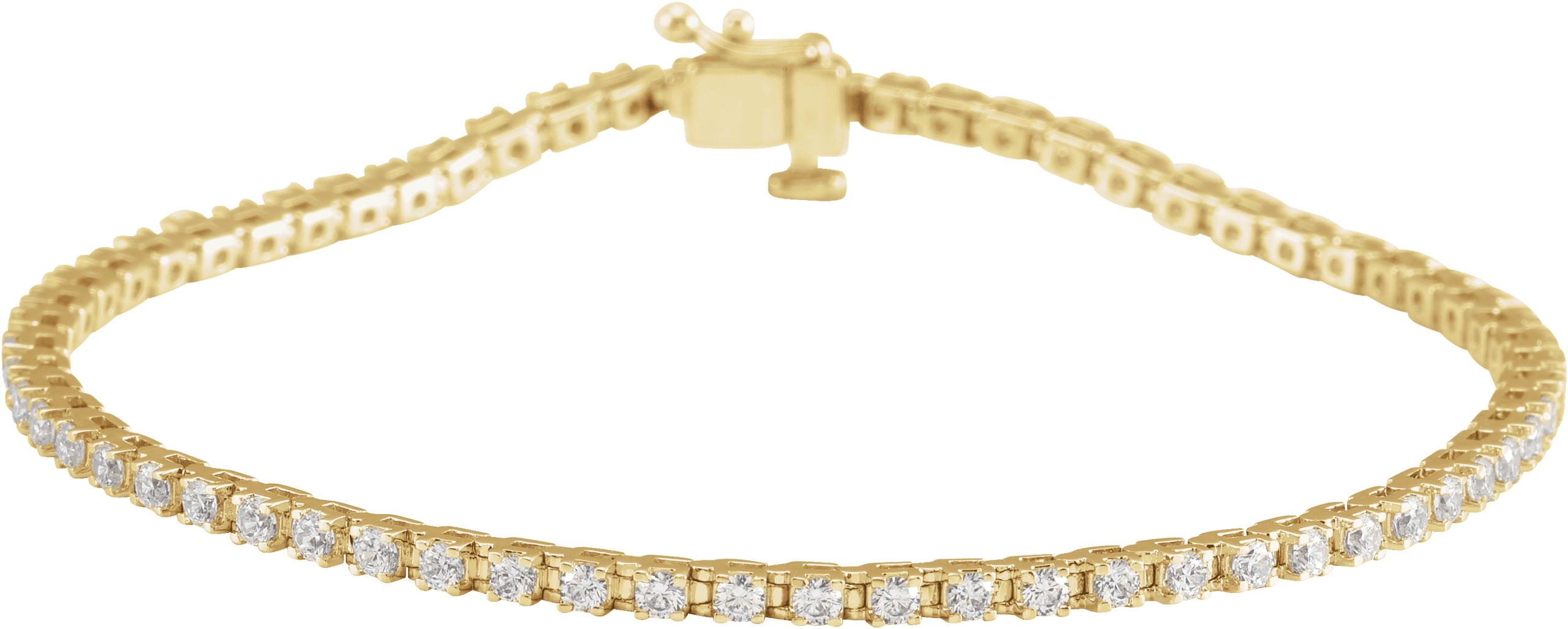diamond line bracelet