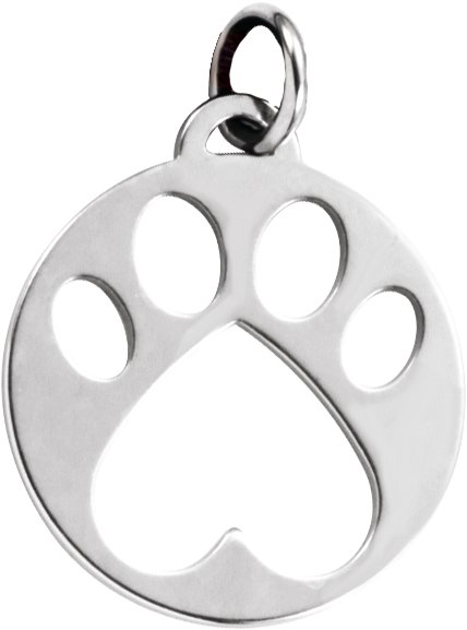 Sterling Silver Our Cause for Paws™ Charm