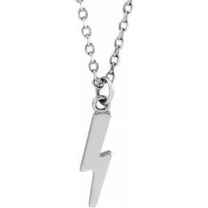 Lightning bolt deals necklace sterling silver