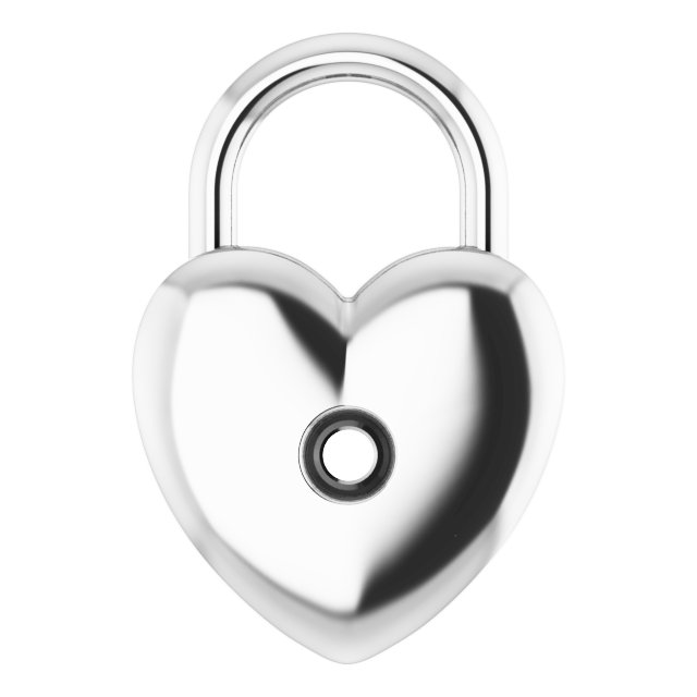 Heart Lock Necklace or Pendant