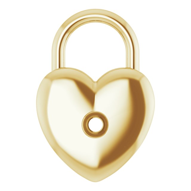 Heart Lock Necklace or Pendant
