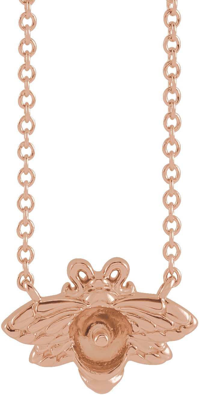 Pearl Bee Necklace or Center