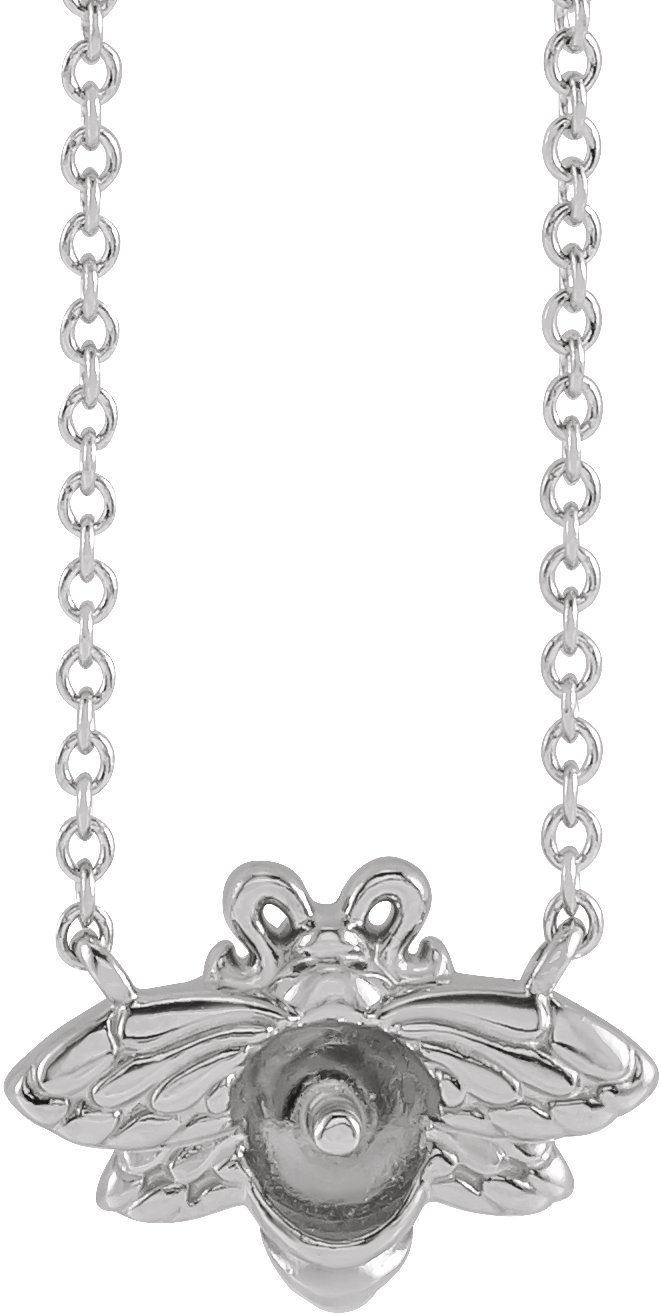 Pearl Bee Necklace or Center
