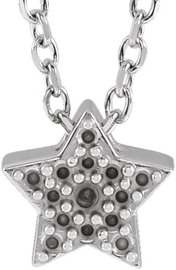 Star Necklace or Slide Pendant