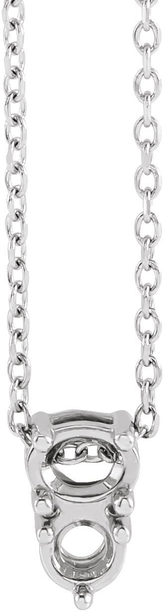 Two-Stone Necklace or Slide Pendant