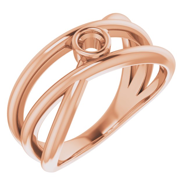 Round Engagement Ring · 3mm