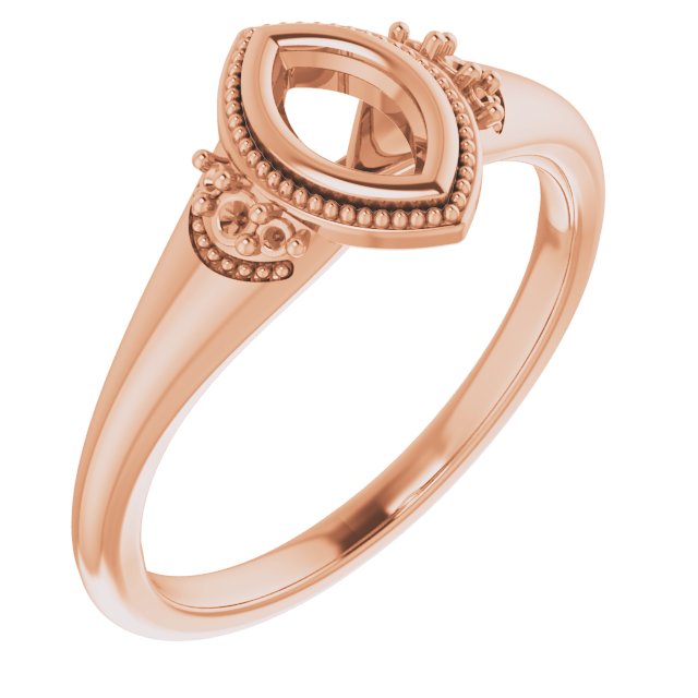 Bezel-Set Accented Engagement Ring