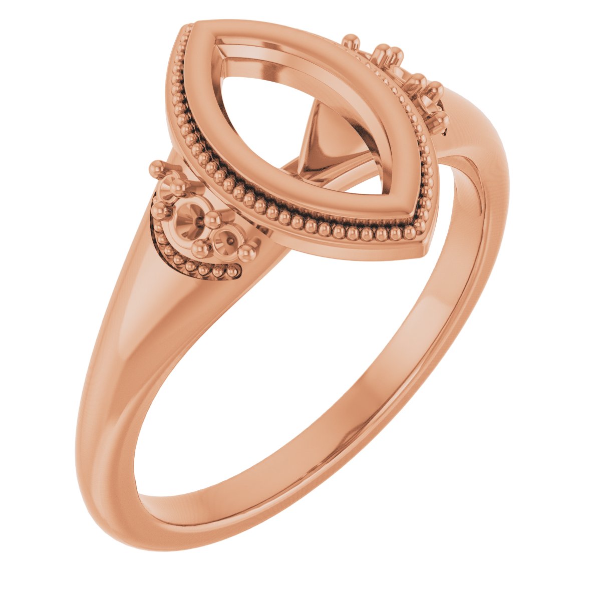 Bezel-Set Accented Engagement Ring
