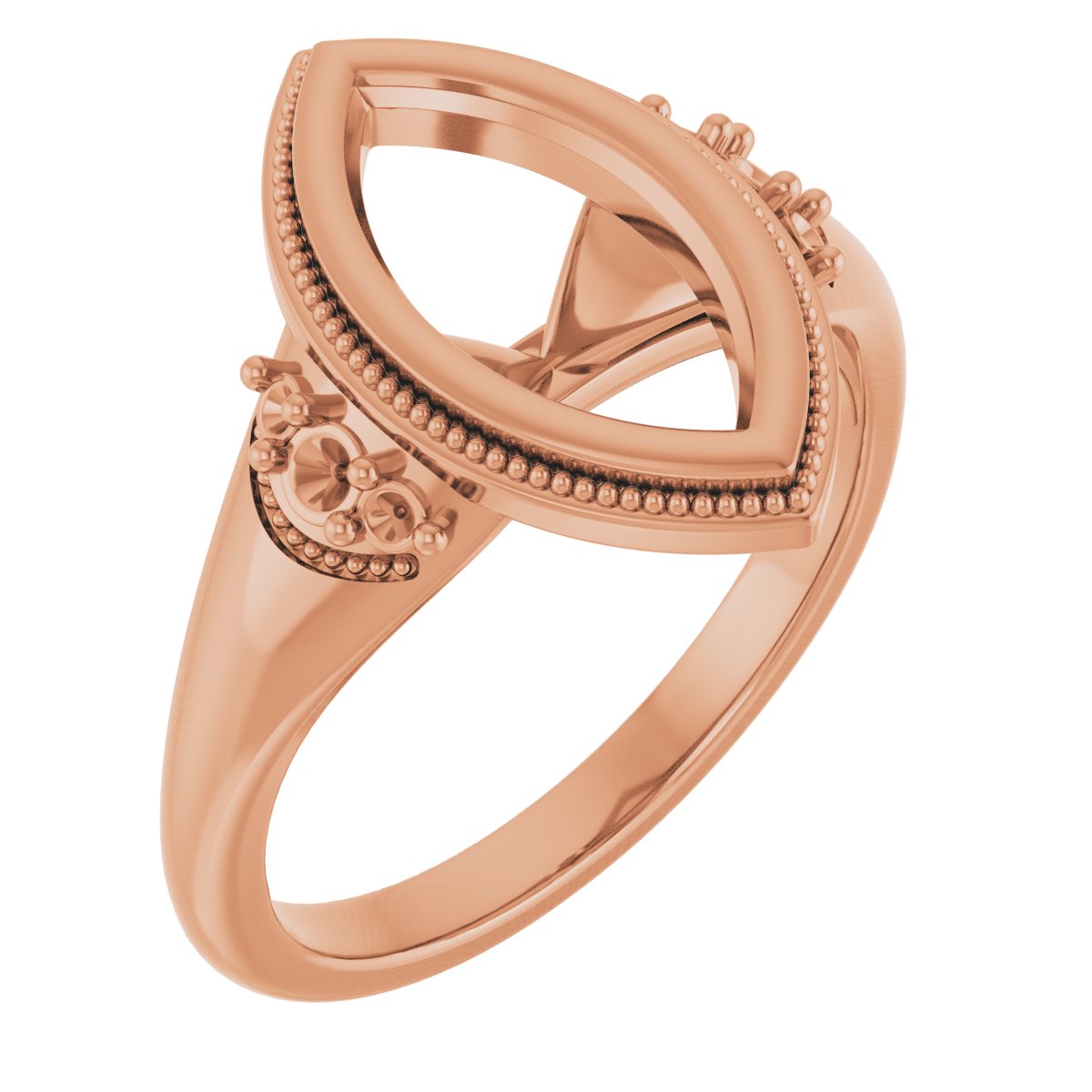 Bezel-Set Accented Engagement Ring
