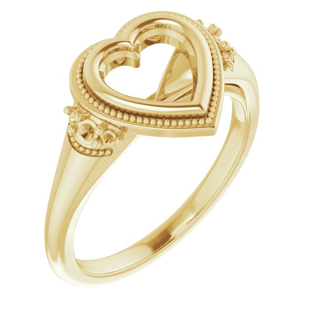 Bezel-Set Accented Engagement Ring