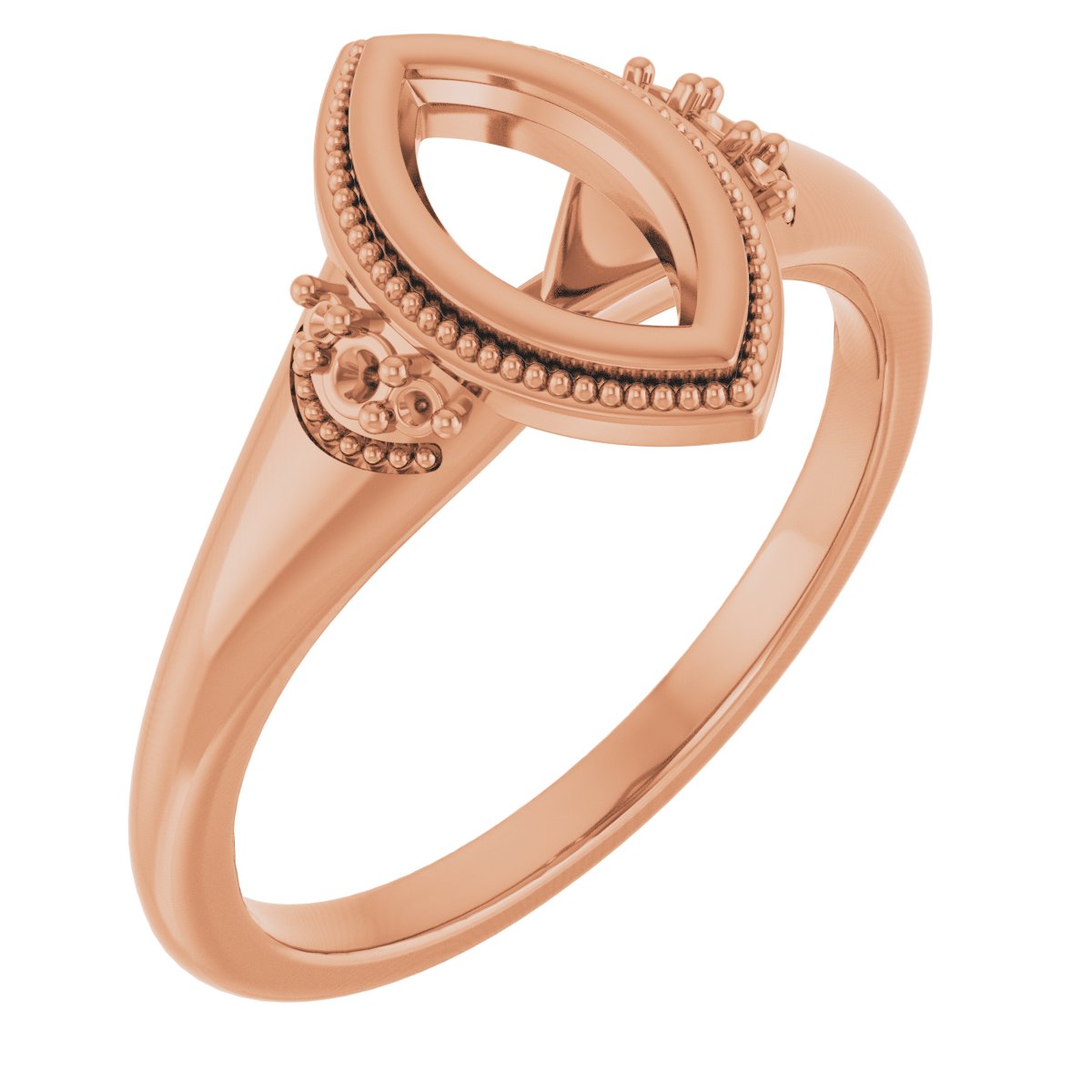 Bezel-Set Accented Engagement Ring