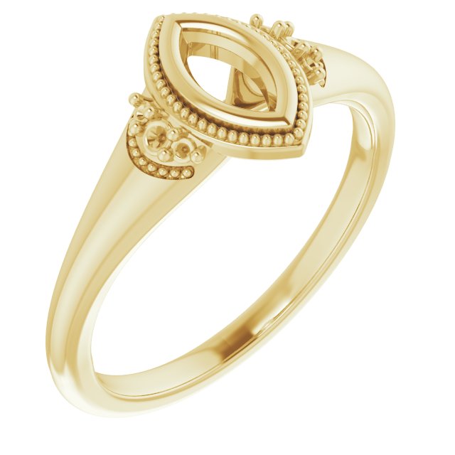 Bezel-Set Accented Engagement Ring