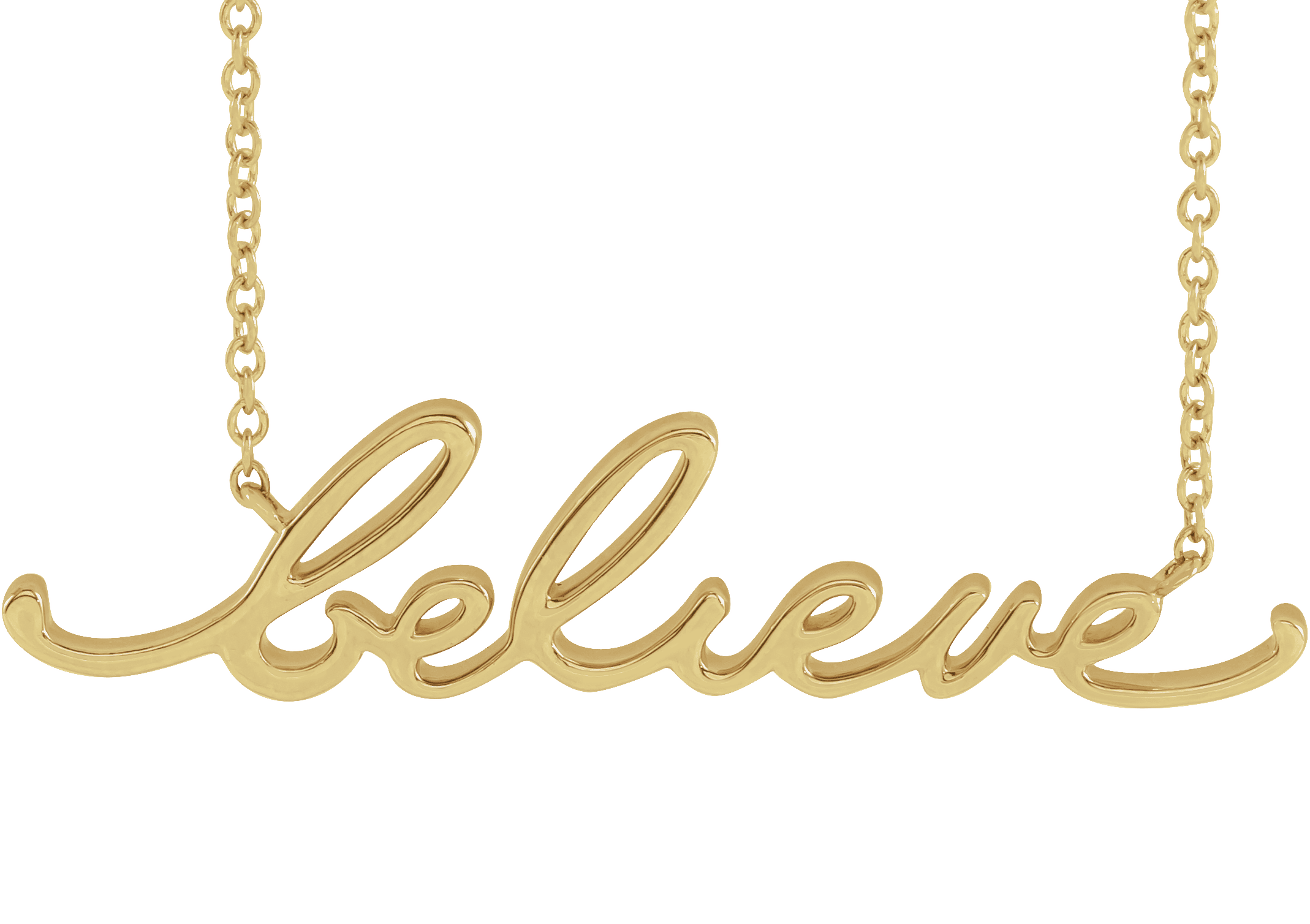 believe necklace