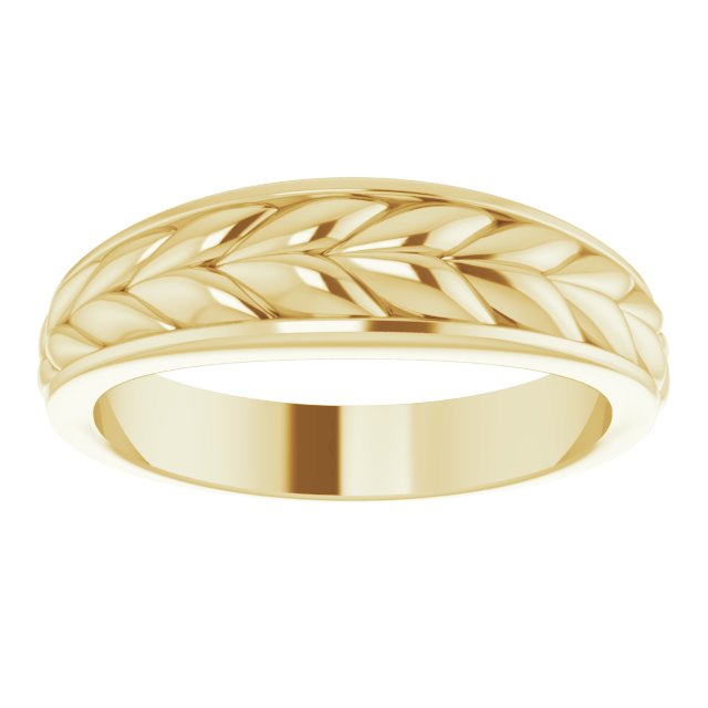 10K Yellow Braided Ring
