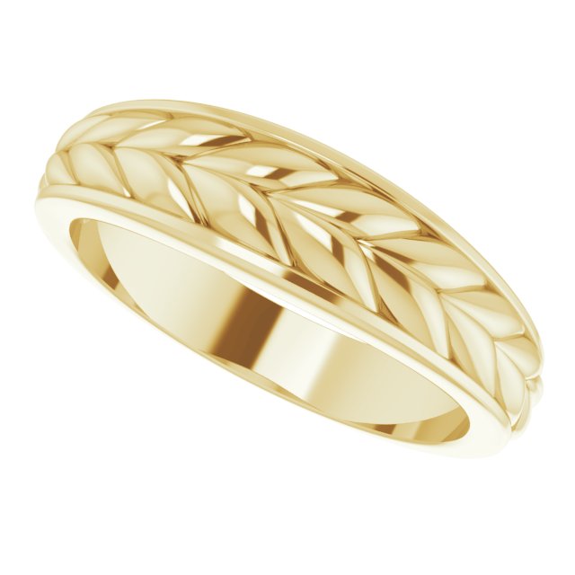 10K Yellow Braided Ring
