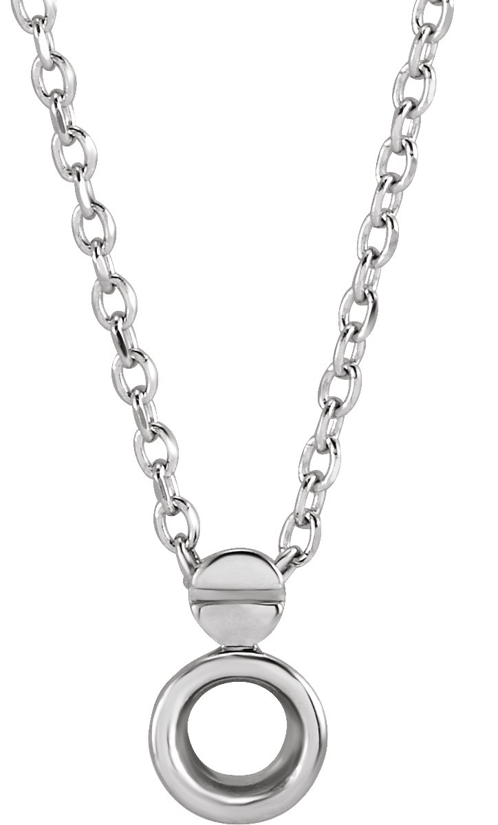 Accented Necklace or Slide Pendant
