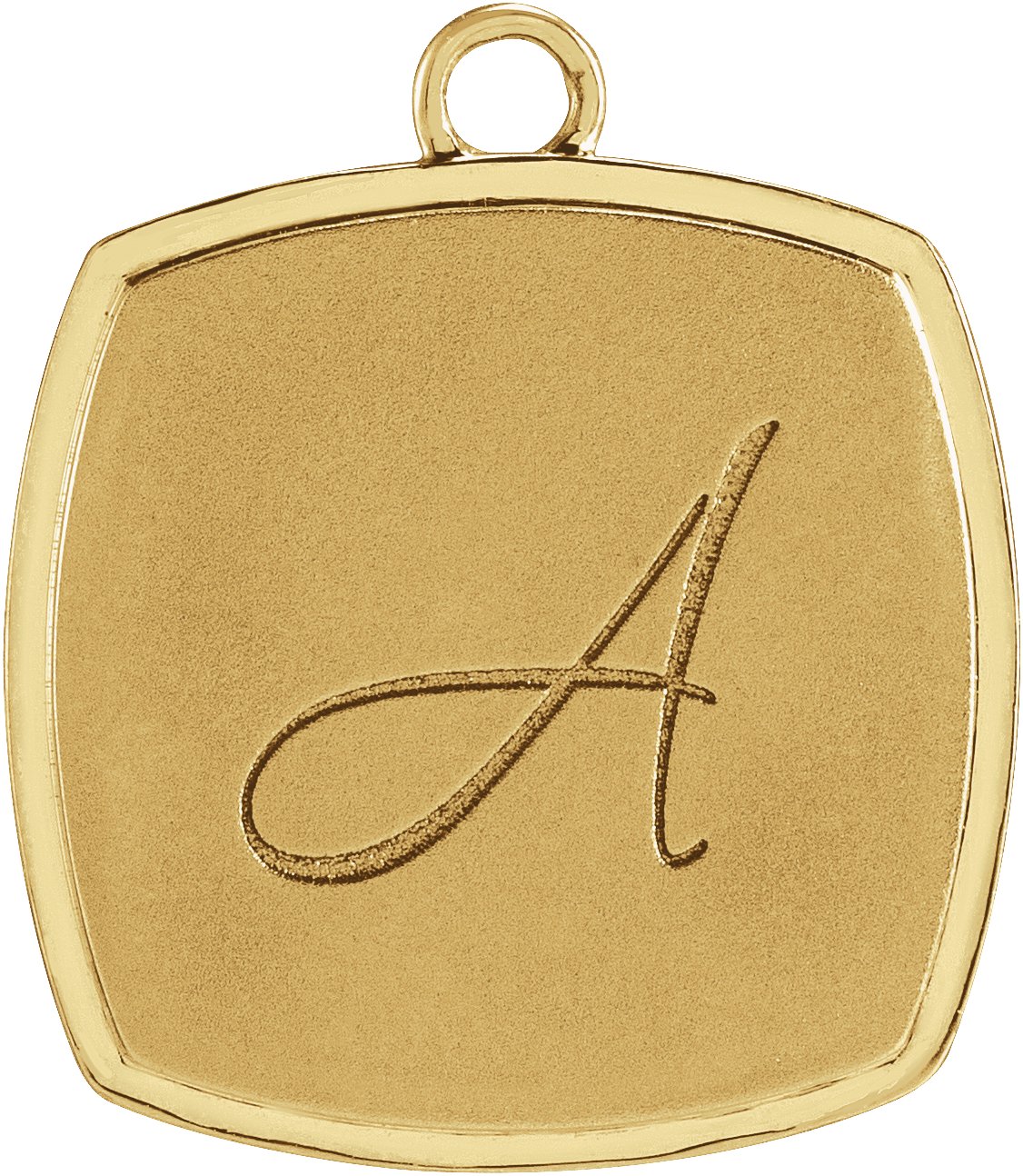 Engravable Square Dangle