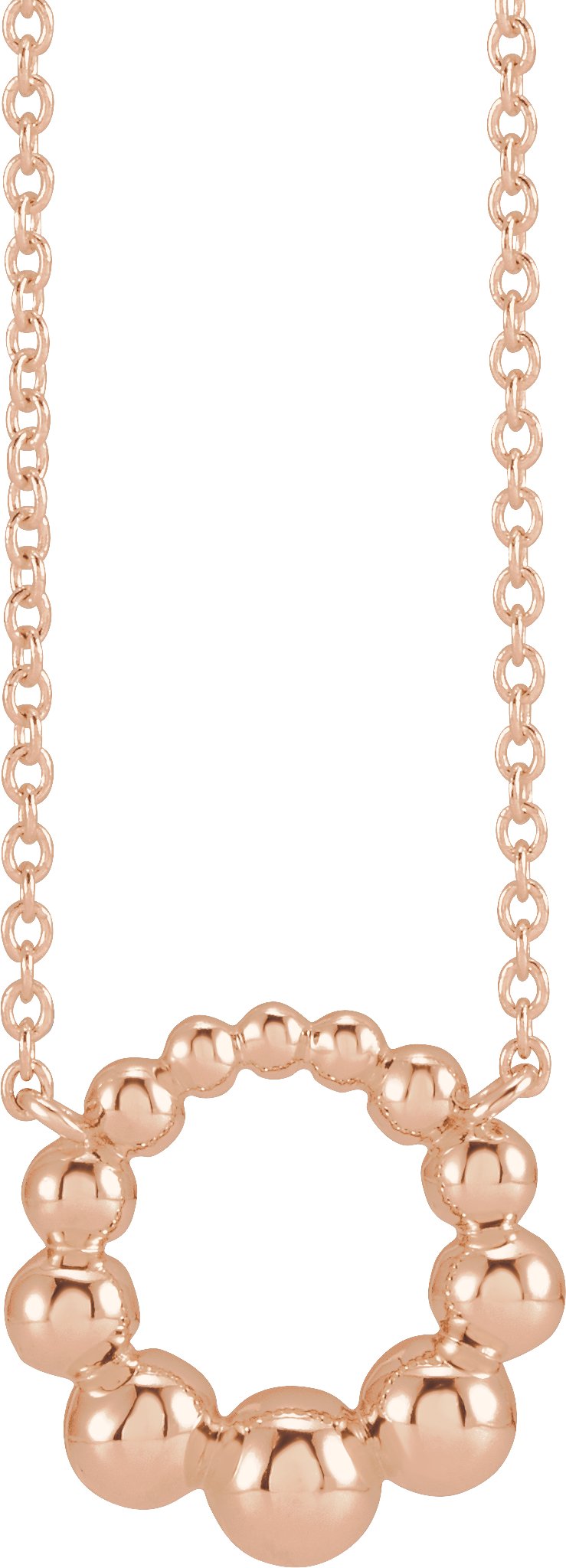 Beaded Circle Necklace or Center