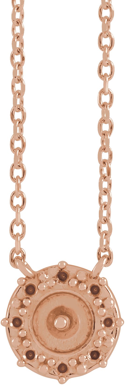 Halo-Style Pearl Necklace or Center