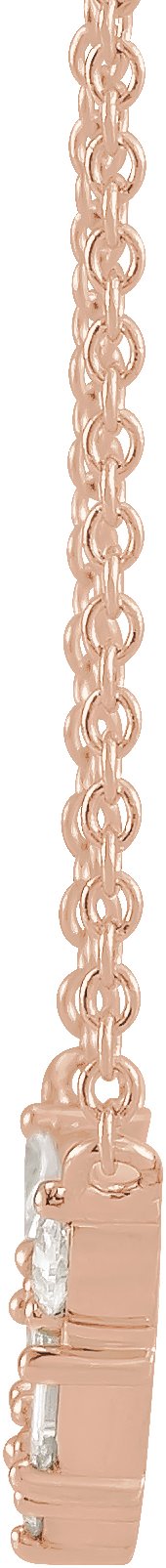 Alternative view of Petite V Necklace or Center