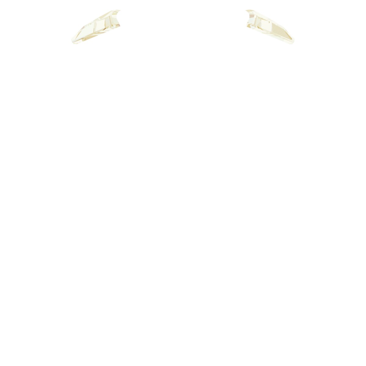 14K Yellow 1/3 CTW Natural Diamond Triangle Side-Stone Peg