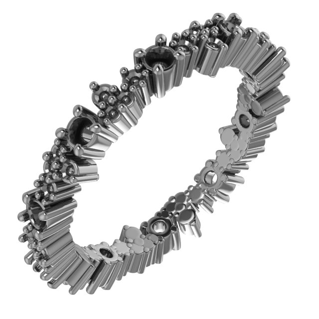 3 mm Square Eternity Band Mounting