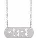 Platinum Father, Daughter, Son, & Mother Stick Figure Family 18