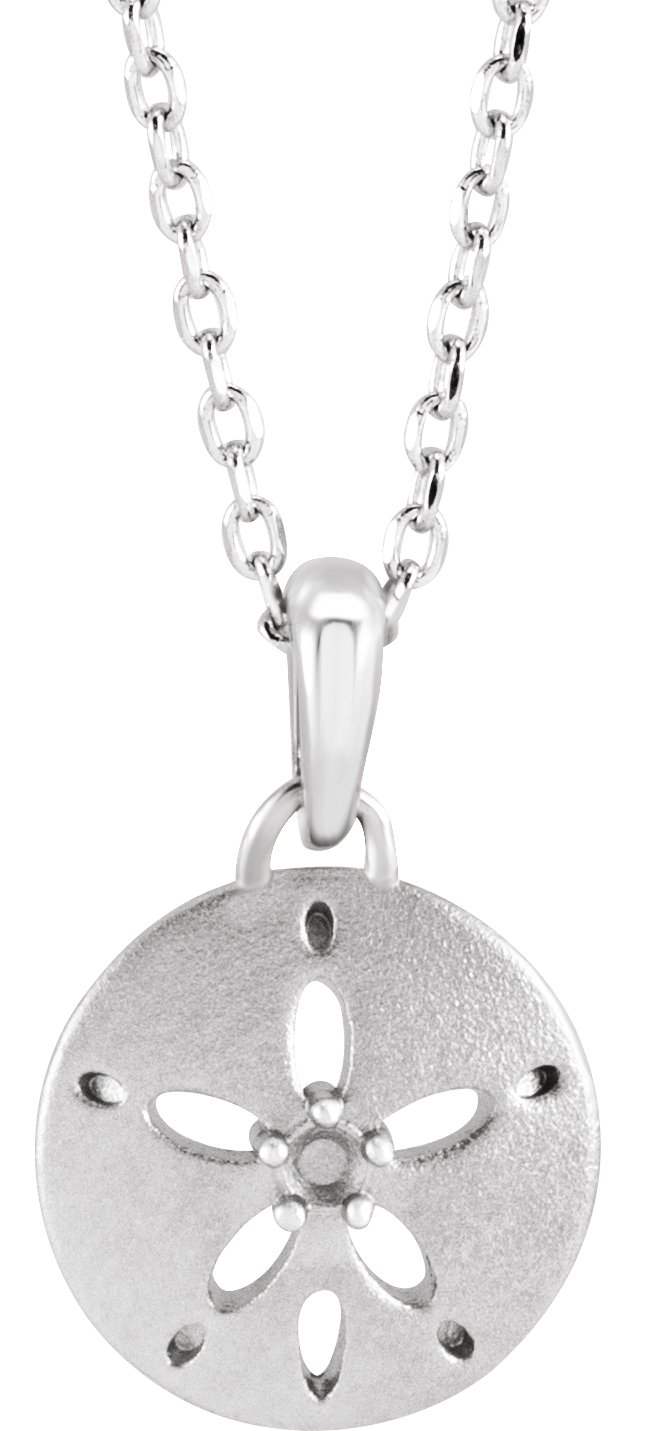 Sand Dollar Necklace or Pendant