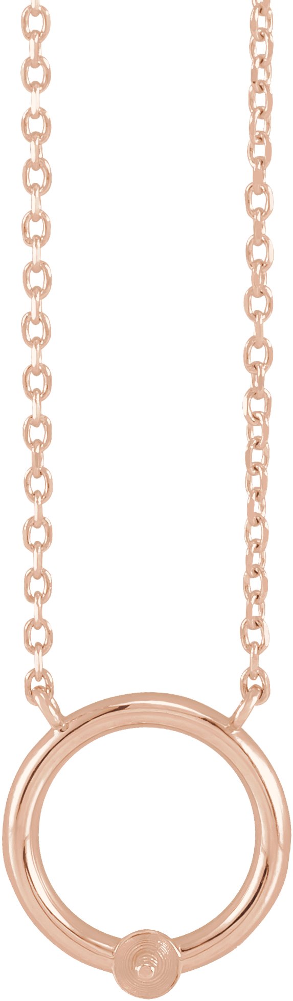 Pearl Circle Necklace or Center
