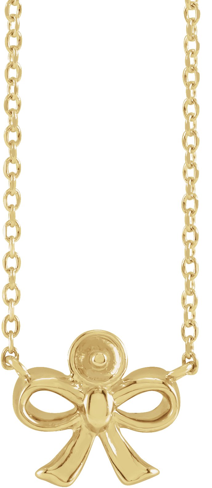 Pearl Bow Necklace or Center
