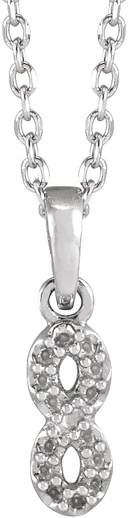 Petite Infinity Necklace or Pendant