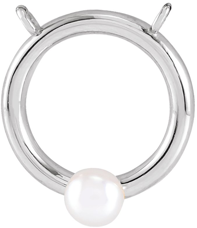 Pearl Circle Necklace or Center