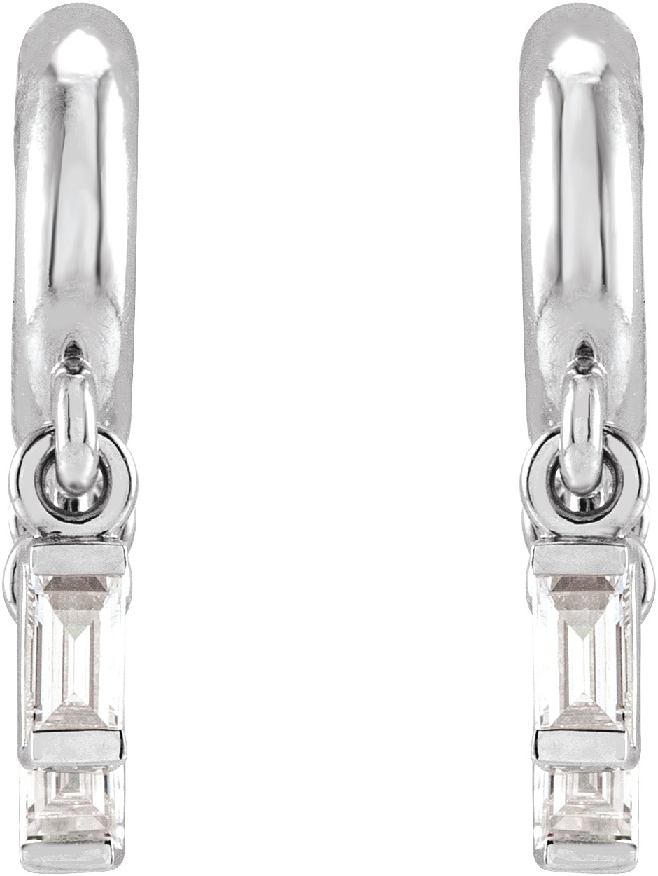 Alternative view of Fringe Hoop Earrings