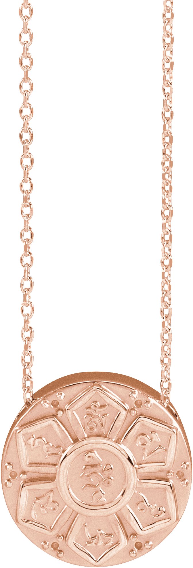 Accented Mantra Necklace or Pendant