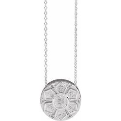 Accented Mantra Necklace or Pendant