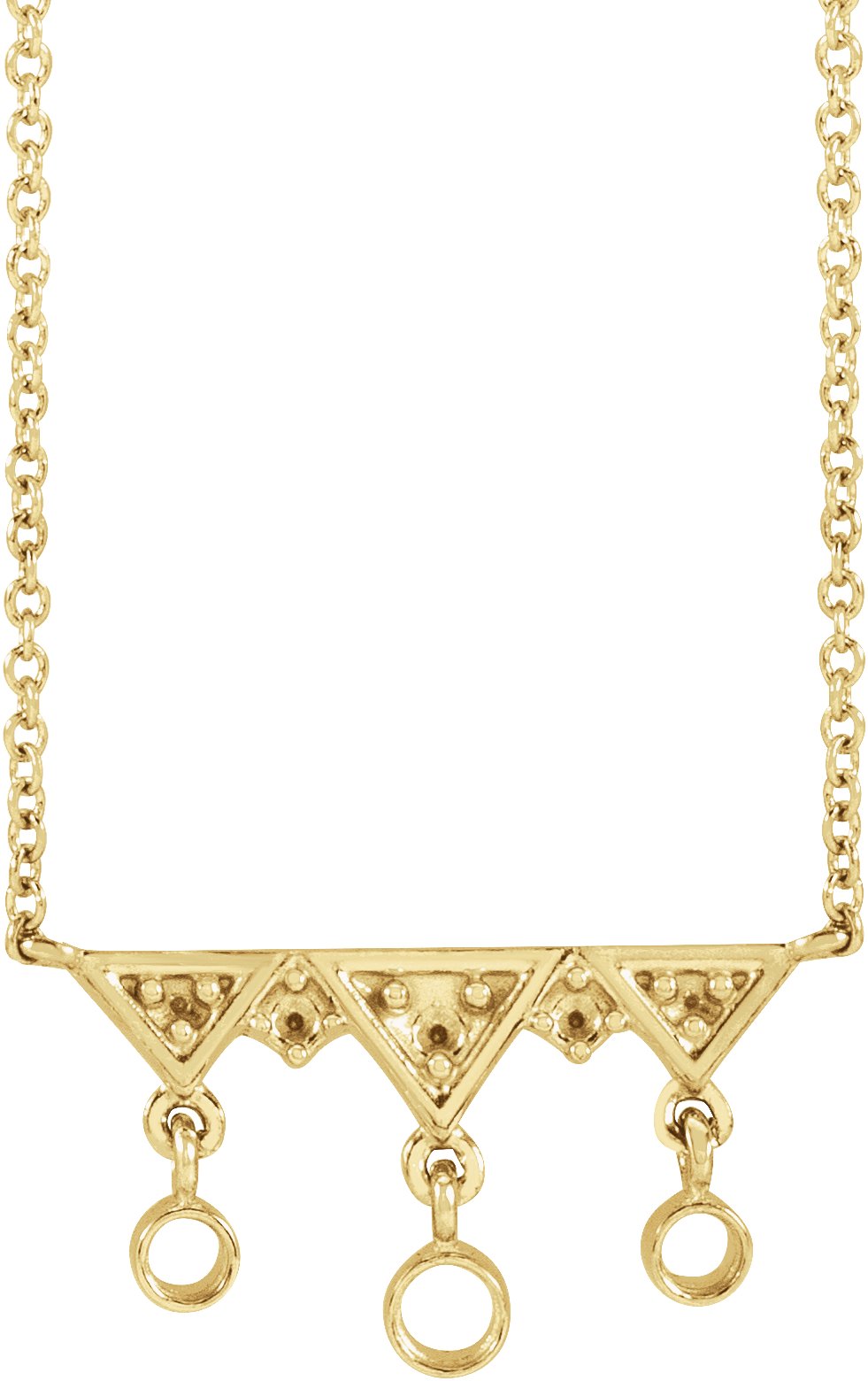 Fringe Bar Necklace or Center