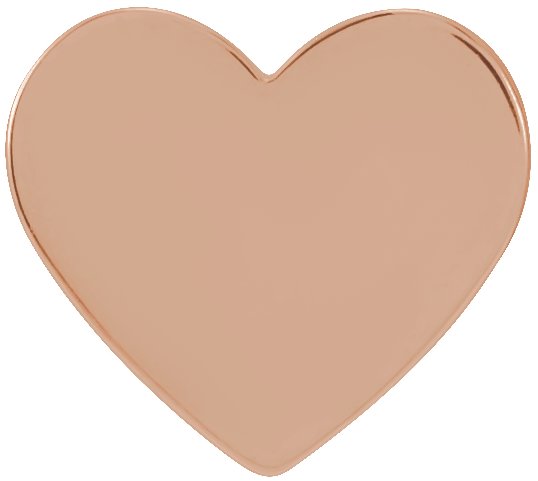 Engravable Heart Trim